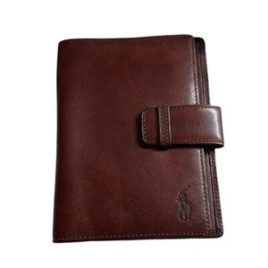 Polo Ralph Lauren Leather Passport Holder Vintage Multi Use - Picture 1 of 13