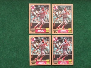 Topps Wally Joyner #80 Angels 1987 lote de (4) NR-COMO NUEVO O MEJOR - Imagen 1 de 2