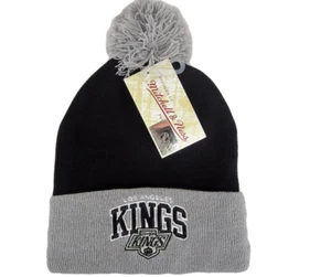 Mitchell & Ness LOS ANGELES LA KINGS Tark Bobble Beanie negro/gris nuevo - Imagen 1 de 5