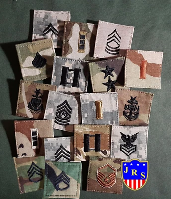 US Dienstgradabzeichen ACU OCP BDU CCU DCU DBDU USN USAF ARMY NAVY AIR FORCE 1