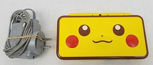 Nintendo 2DS XL Console Pikachu Edition + Genuine Charger - Picture 1 of 12