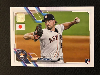 2021 Topps Japan Edition RC #14 Blake Taylor (Houston Astros) - Image 1 of 2