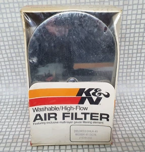 K&N Air Filter WEBER 45 DCOE Dellorto DHLA 45 SD9-332 NOS New Old Stock Sealed - Picture 1 of 7
