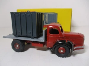 RARE FRENCH DINKY SUPERTOYS #34B-F RESTORED BERLIET CONTAINER TRUCK REPRO BOX NM - Picture 1 of 14