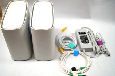 LOT (2) AT&T BGW320-500 Wi-Fi Gateway Modem Router w 1 Power Cord WORKING C311 - Image 1 of 4