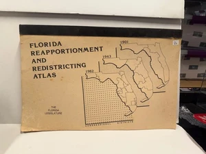 Florida Reapportionment & Redistricting Atlas 1982 Vintage - Imagen 1 de 13
