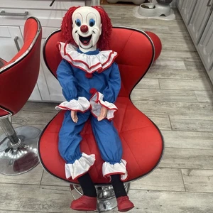 "Muñeca ventrílocuo vintage años 70 BOZO The Clown Larry Harmon EeGee 30"" Halloween" - Imagen 1 de 10