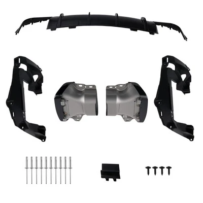 Rear Bumper Diffuser Lip W Tailpipes For Mercedes Benz W117 CLA250 2013-19 - Image 1 of 4