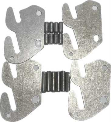 Antique Bed Rails Fastner Set Steel - Image 1 of 4