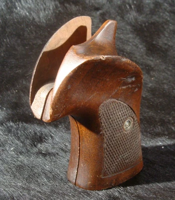 Smith & Wesson S&W 24 25 27 29 N Square Revolver Sile Walnut RH Target Grips - Image 1 of 4
