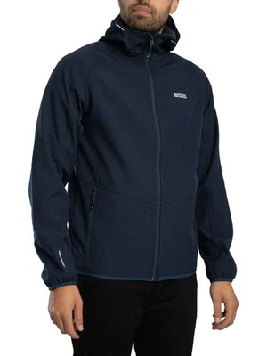 Regatta de los hombres Chaqueta Softshell Arec III, Azul - Imagen 1 de 4