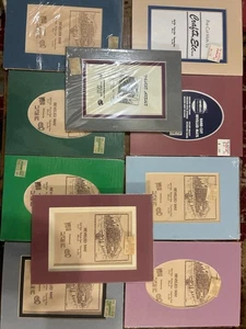 5x7 Vintage abgeschrägte Matte für Rahmen Menge 10 NEU VERSIEGELT - Bild 1 von 3