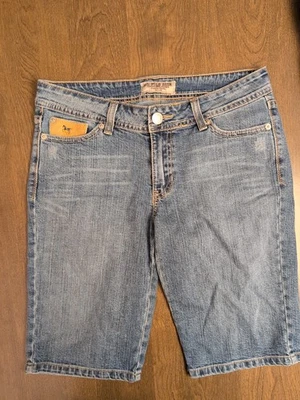 US Polo Assn джинсовой ткани Бермуды шорты лошадь детали карманы синий размер 9 длиной - Изображение 1 из 4