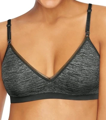 Hanes G795 Comfy Support ComfortFlex Fit Wirefree Bra Gravel Grey Size M NWT - Image 1 of 4