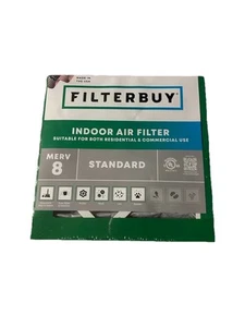 Filterbuy 8x8x1 Air Filters (6 Pack) Replacements (MERV 8) Brand New - Picture 1 of 2