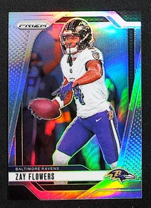 2024 Panini Prizm - Zay Flowers #21 Silver Prizm - Picture 1 of 2