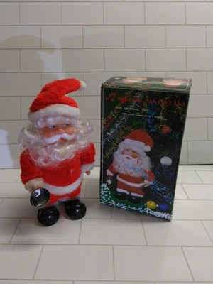 Cara de plástico musical de Papá Noel años 80 Foto 1 de 4