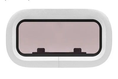 Oblò per Yacht Finestra Apertura Verso L'interno per Barca,Camper in Alluminio - Immagine 1 di 4