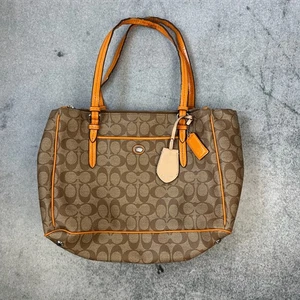Vintage Coach Monogram Handtasche Tasche Y2K - Picture 1 of 8