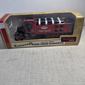 Ertl True Value Hardware 1925 Kenworth Stake Truck w/ Barrels Die Cast Bank- NIB - Picture 1 of 6