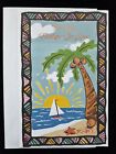 Father's Day Card-Father-in-law-Sailboat Palm Tree- Bring Life's Happiest Things