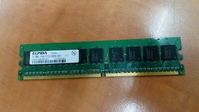Elpida 512MB 1Rx8 PC2-5300U-555 * EBE51UD8AGWA-6E-E - Immagine 1 di 2