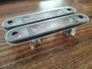 MERCEDES BENZ W201, W124 LICENCE PLATE LIGHT, L+R, PAIR, FREE SHIPPING WORLDWIDE - Picture 1 of 14