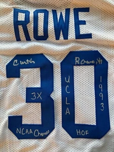 UCLA Bruins Curtis Rowe signed Jersey W/COA - Picture 1 of 5