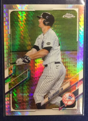 2021 topps chrome DJ Lemahieu #105 Prizm Refractor - Image 1 of 2