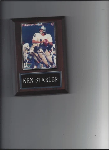 KEN STABLER PLAQUE OAKLAND RAIDERS LA FOOTBALL NFL Cover