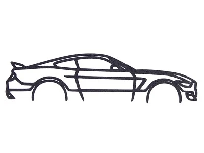 Ford Mustang Muscle 2017 coche deportivo arte de pared silueta garaje hombre decoración de cueva Foto 1 de 4