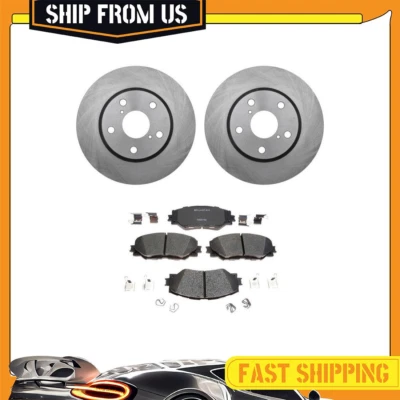 Kit de herrajes de pastillas de freno delanteras de cerámica para Toyota RAV4 2013-2018 Foto 1 de 4