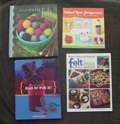 4 BK Knitting Wool Felting Amigurumi Purses Clothing Home & Holiday Decor - Image 1 of 4