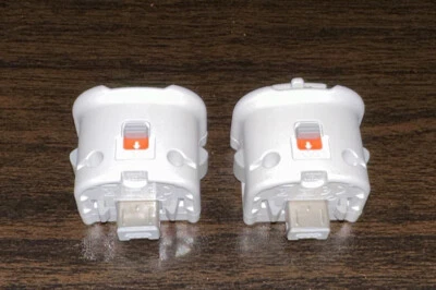 Nintendo Wii Motion Plus Adapter OEM Official White Lot Of 2 AUTHENTIC For Games - Image 1 of 4