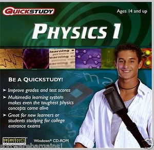 QUICKSTUDY PHYSICS 1: BOOST GRADES and BUILD SKILLS FAST!  FAST SHIPPING! - Picture 1 of 1