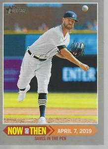 2019 Topps Heritage Now And Then Shane Greene card # NT-8 Detroit Tigers - Picture 1 of 1