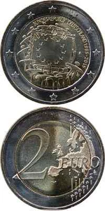DEUTSCHLAND/GERMANY € 2 Euro 2015 (A) UNC (KM# 339) '30 J Europa-Flagge/EU Flag' - Picture 1 of 1