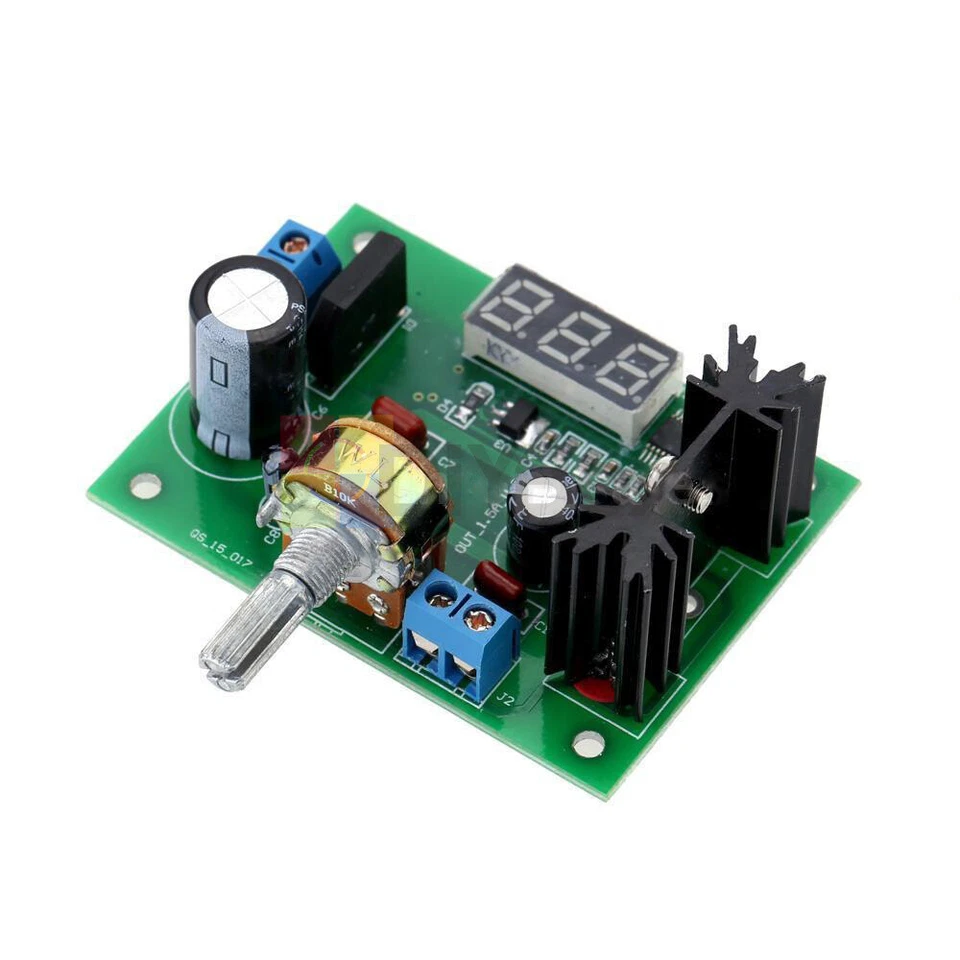 AC/DC LM317 Step-down Voltage Regulator Power Supply Module LED Voltmeter D - Image 1 of 1
