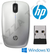 HP NEW Z3200 Silver Wireless Optical Sleek Mouse Compact for PC Laptop MAC Linux