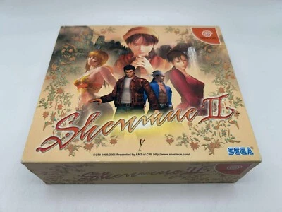 Shenmue II (Dreamcast) (NTSC-Japón) Juego de Caja - CIB Completo PROBADO BONITO Foto 1 de 4