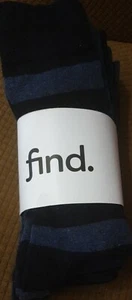 Fund. Herren Wadensocken, 7 Stück. Blau.Gr.9,5-12 - Bild 1 von 3