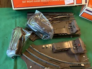 Lionel 6-65122 0-27 Remote Control Switch, Right-Hand & 6-65121 Left-Hand - Picture 1 of 5