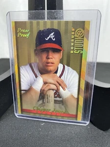 CHIPPER JONES 1997 Studio Gold Press Proof #79 Sweet Awesome Card To Own! - Picture 1 of 2