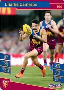 Tarjeta 2022 BRISBANE LIONS AFL entrenador del equipo Charlie Cameron - Imagen 1 de 2