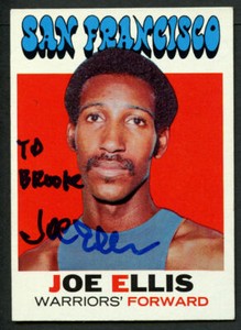 Joe Ellis #51 signed autograph auto 1971-72 Topps Basketball Trading Card