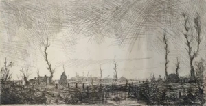 ANONYMOUS LANDSCAPE XX century cm. 40 x 21 - Picture 1 of 1