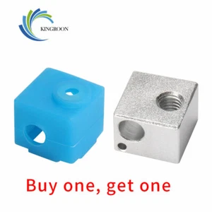 Extrusora de bloque de calefacción E3D V5 cabezal J aluminio HotEnd + calcetín de silicona para impresora 3D - Imagen 1 de 7