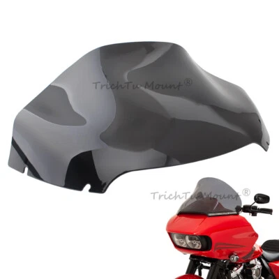 13" Black Windshield Windscreen for Harley Road Glide FLTR FLTRX CVO Ultra 15-22 - Image 1 of 4