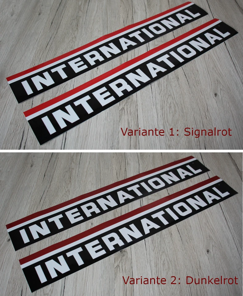 IHC 2x Aufkleber für Kabine international XL Sticker Label Emblem - Bild 1 von 1