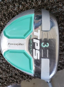 43.5 IN LADIES POWERBILT TPS BLACKOUT 3 FAIRWAY WOOD GOLF CLUB EXCELLENT - Picture 1 of 5